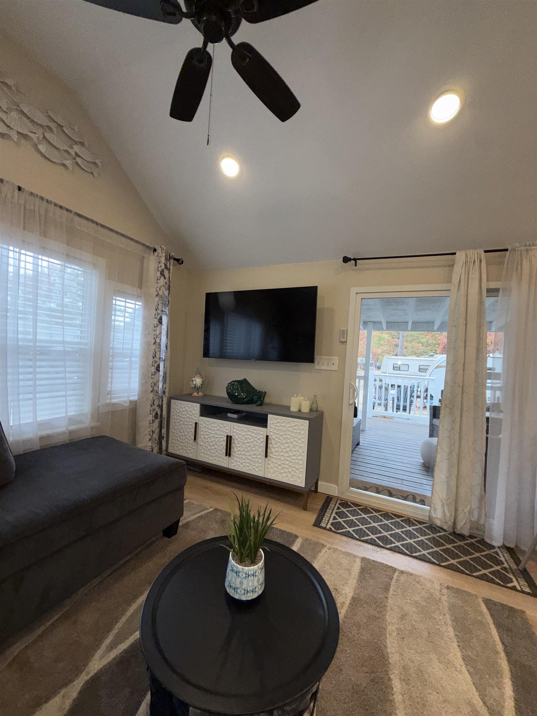 515 Corsons Tavern Road Ocean View, NJ 08230 - Photo 5 of 23 a living room with furniture and a flat screen tv