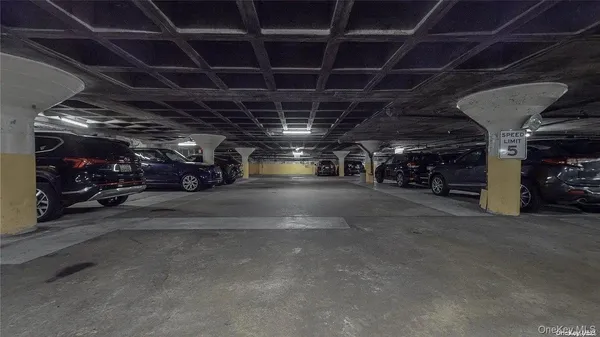 a view of parking area