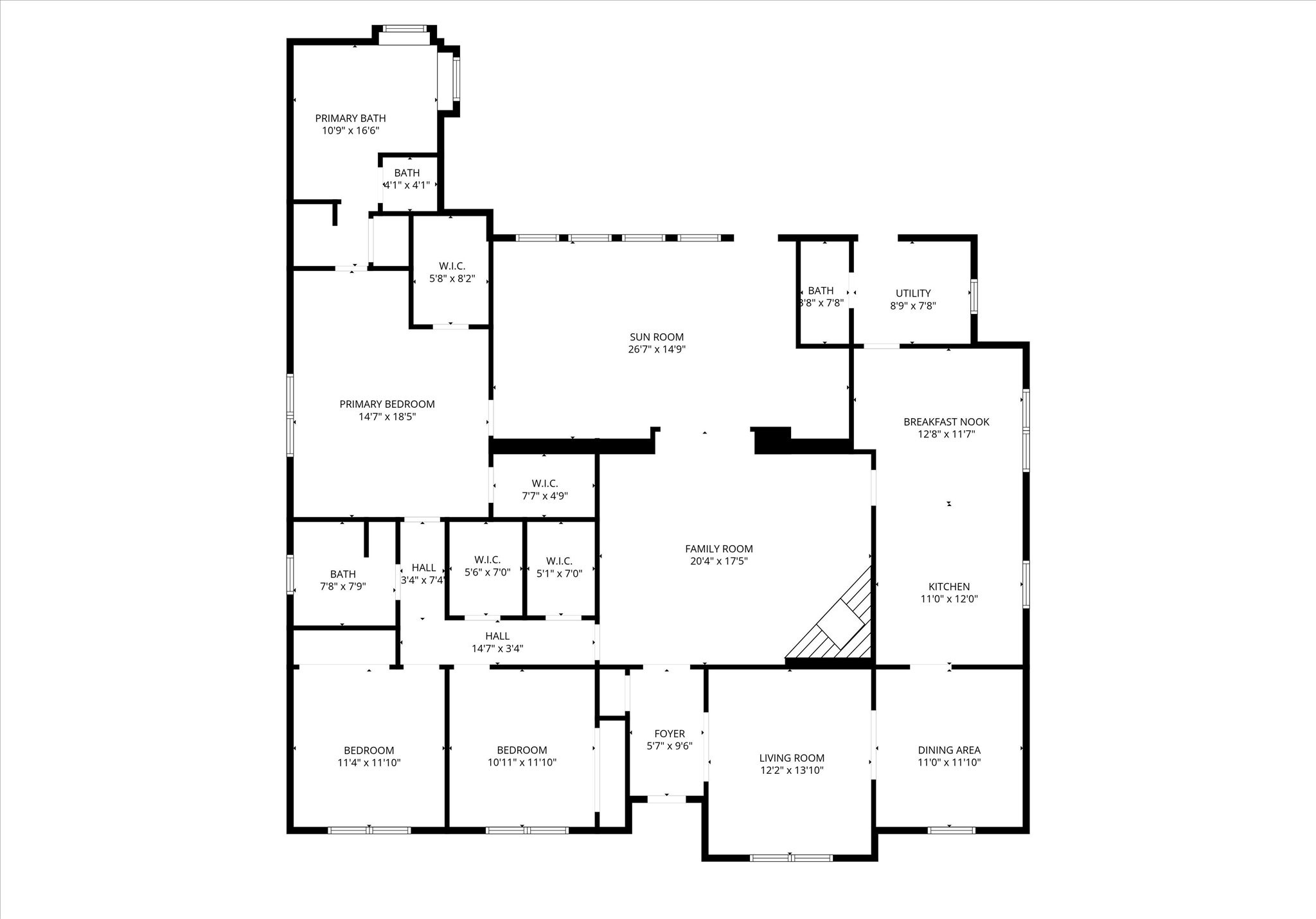 983 West Donovan Street Houston, TX 77091 - Photo 46 of 46 Floor Plan