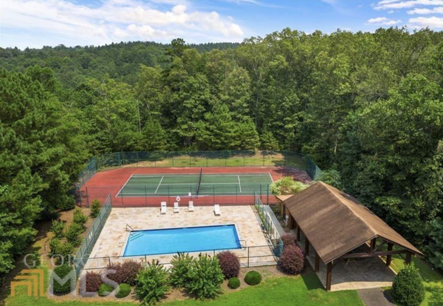 880 Echo Drive Northeast Ranger, GA 30734 - Photo 10 of 32 a view of a yard with an outdoor seating