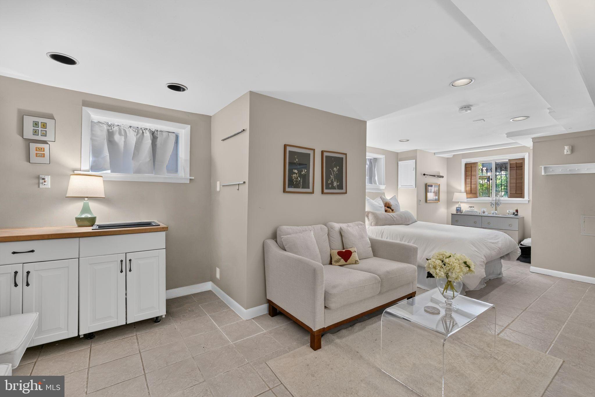 318 3rd Street Southeast Washington, DC 20003 - Photo 11 of 15 Lower level family room/ bedroom with full bath