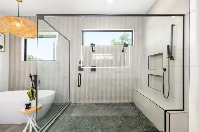 a outdoor space with patio