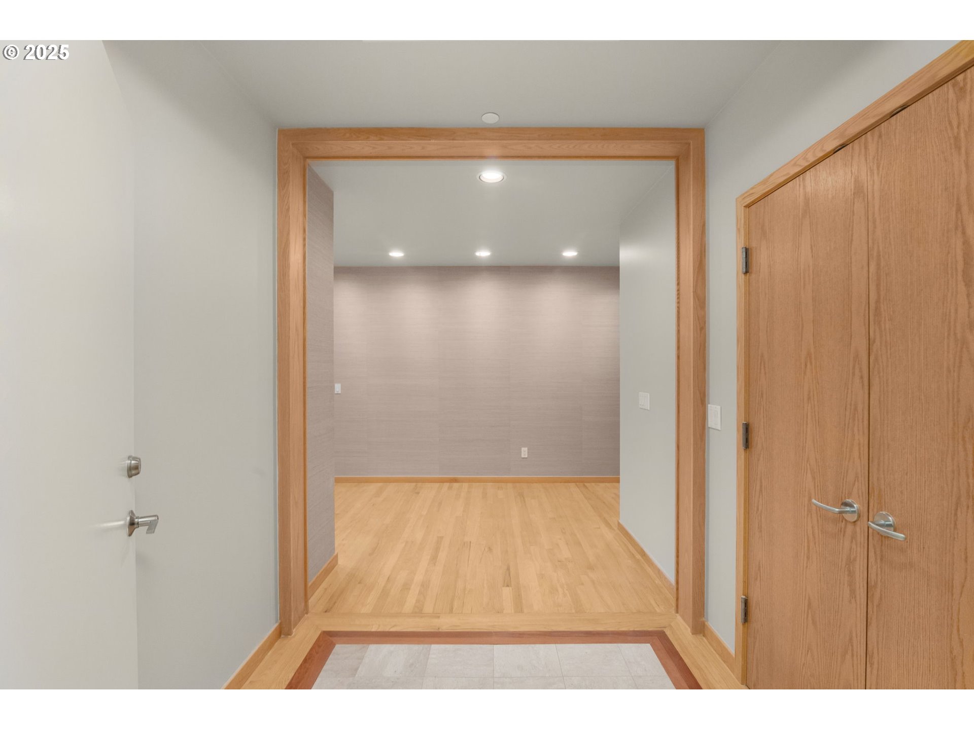 2020 Southwest Market St Drive, Unit 101 Portland, OR 97201 - Photo 19 of 33 a view of a hallway with wooden floor and staircase