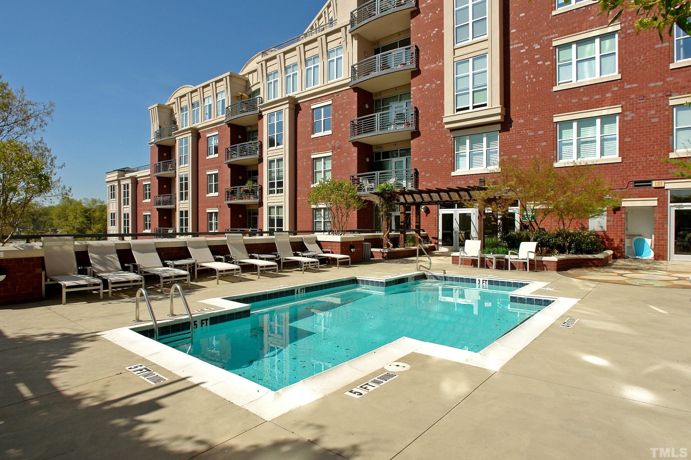 618 North Boylan Avenue, Unit 1032 Raleigh, NC 27603 - Photo 31 of 69 a view of a building with swimming pool