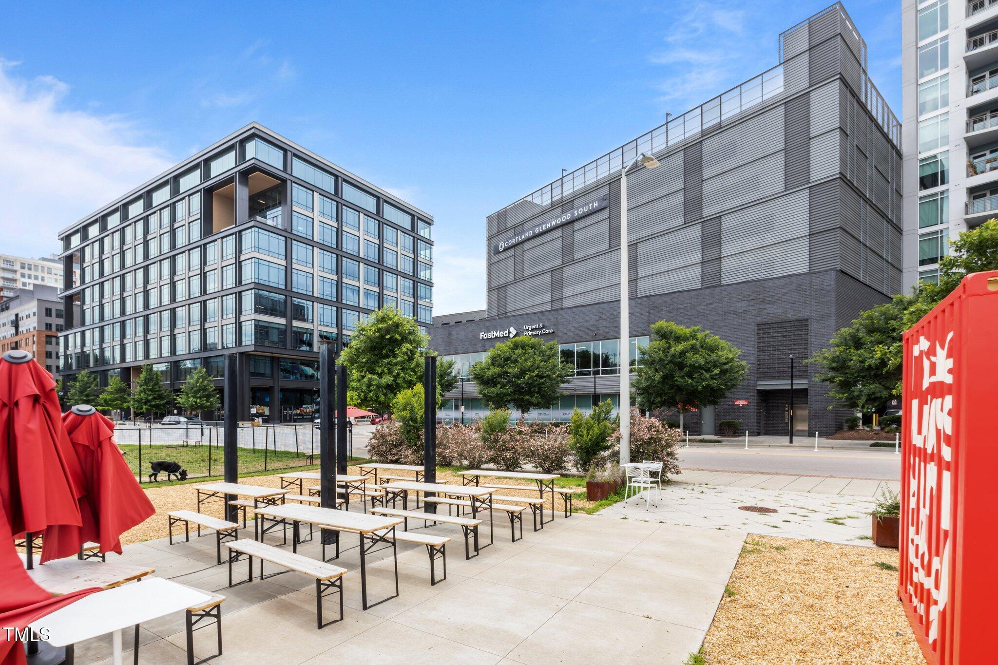 618 North Boylan Avenue, Unit 1032 Raleigh, NC 27603 - Photo 52 of 69 a view of a building with sitting area