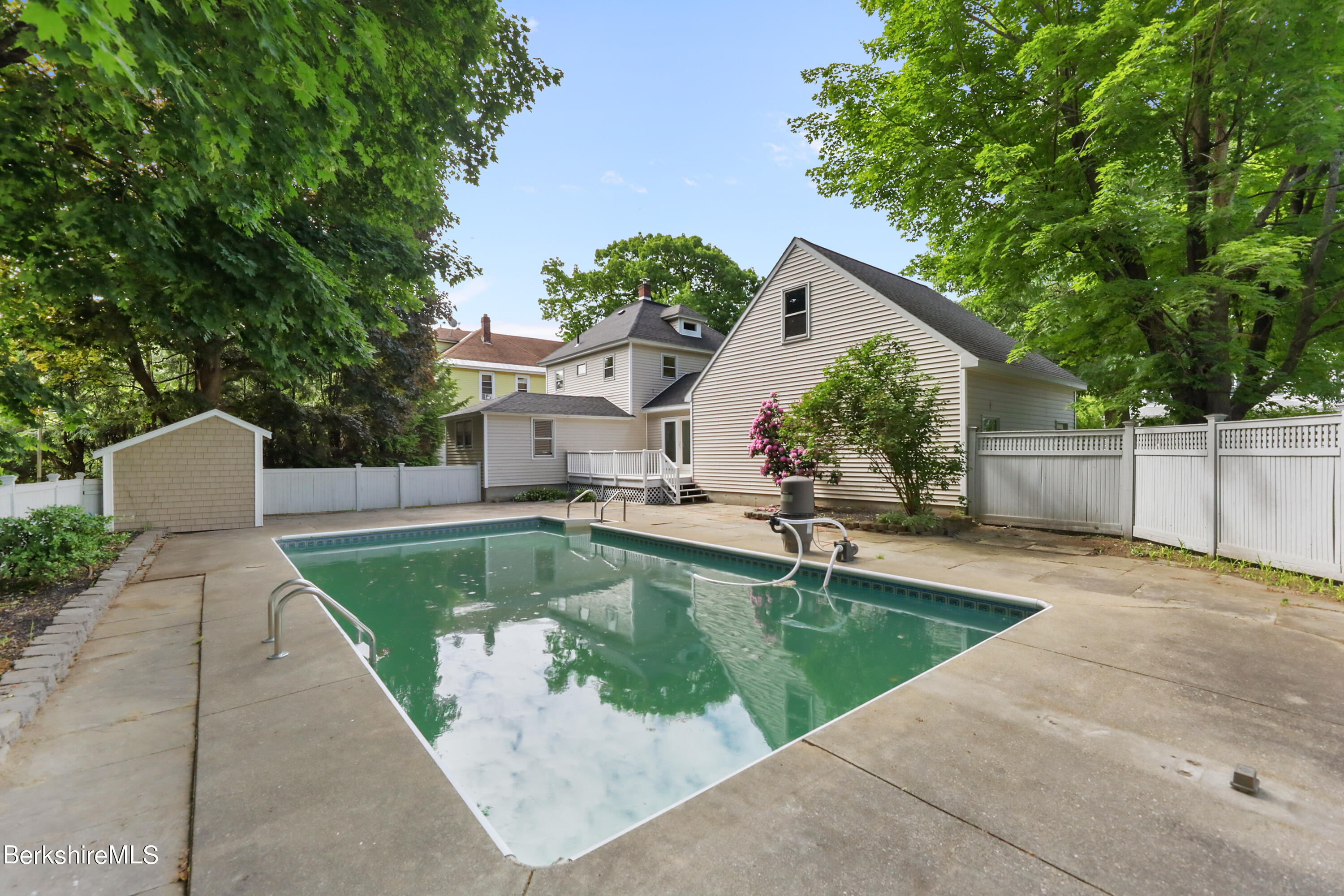 99 Lyman Street Pittsfield, MA 01201 - Photo 32 of 38 swimming pool view with a outdoor seating