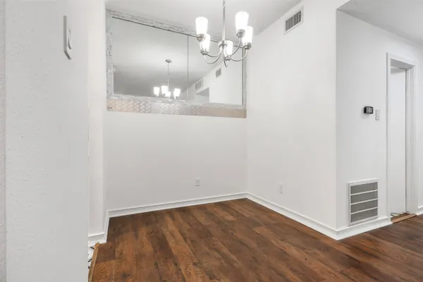 wooden floor in an empty room