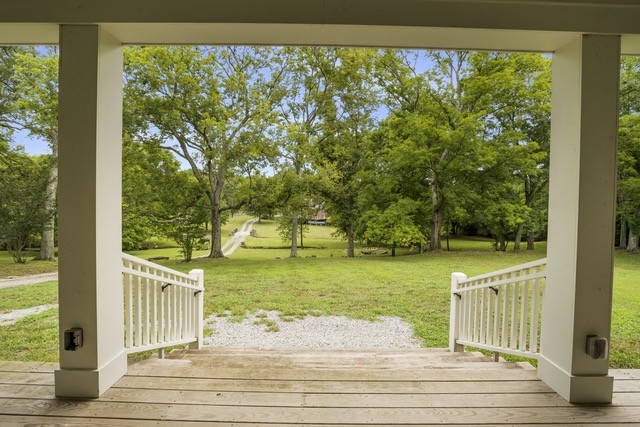 815 Sneed Road West Franklin, TN 37069 - Photo 27 of 32 a view of a balcony from deck