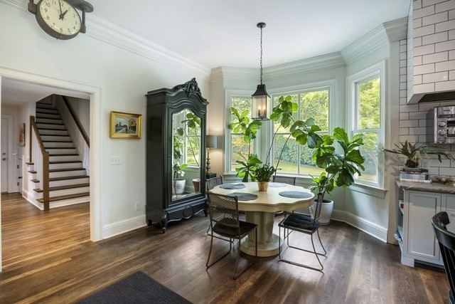 815 Sneed Road West Franklin, TN 37069 - Photo 5 of 32 a view of a dining room with furniture window and wooden floor