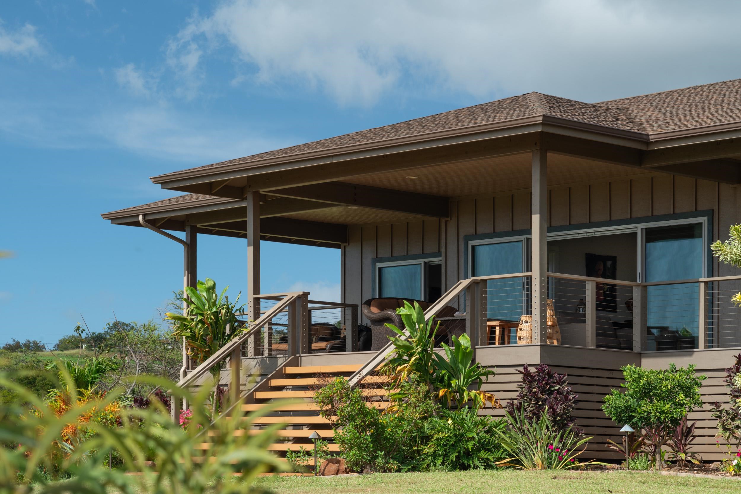 126 Hoomaikai Place Kula, HI 96790 - Photo 28 of 50 front view of house with potted plants