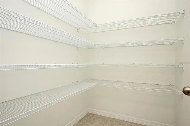 a view of a closet