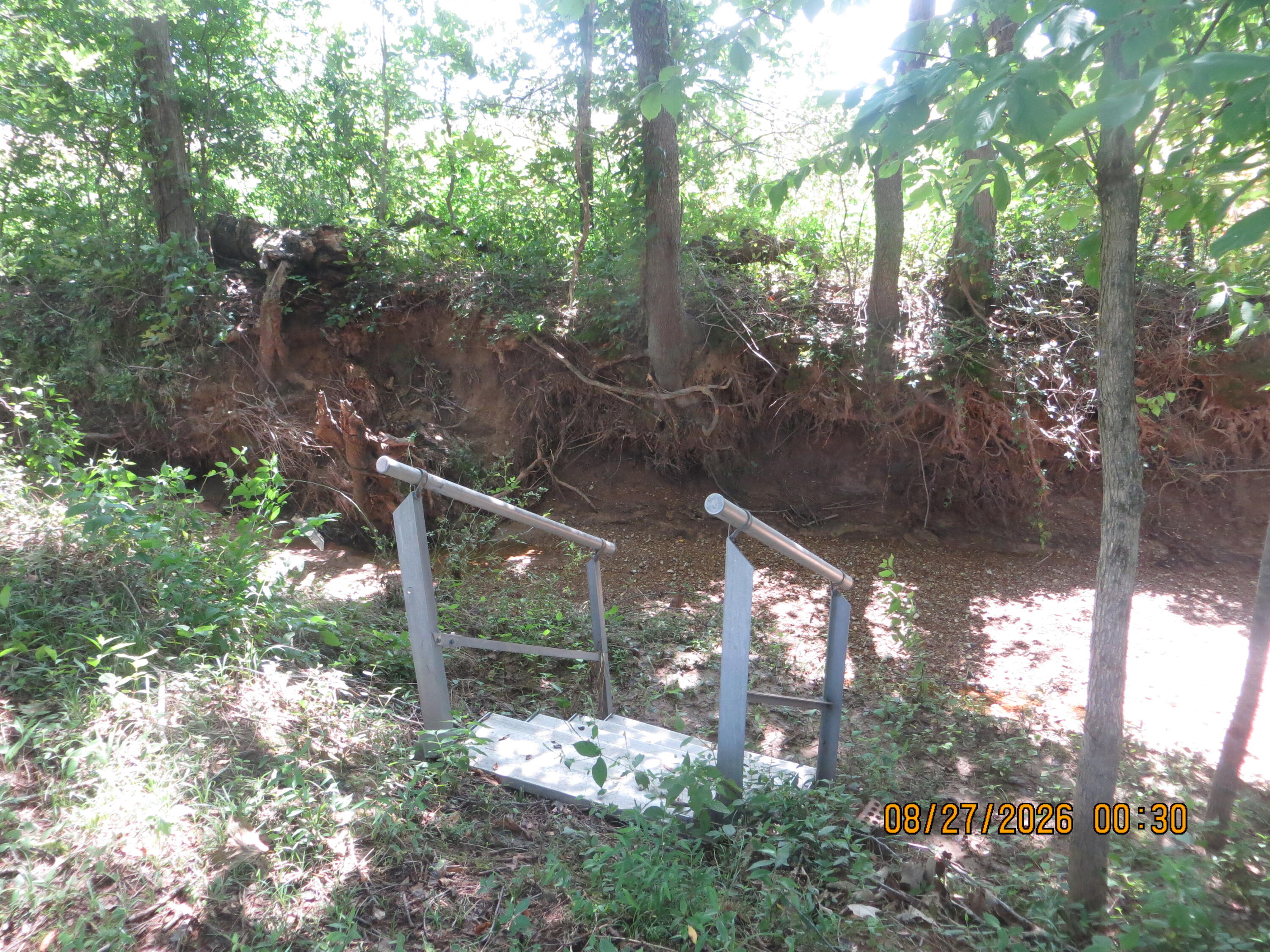 600 East Blanks Road Wickliffe, KY 42087 - Photo 29 of 67 Creek in the wooded area in the backyard.