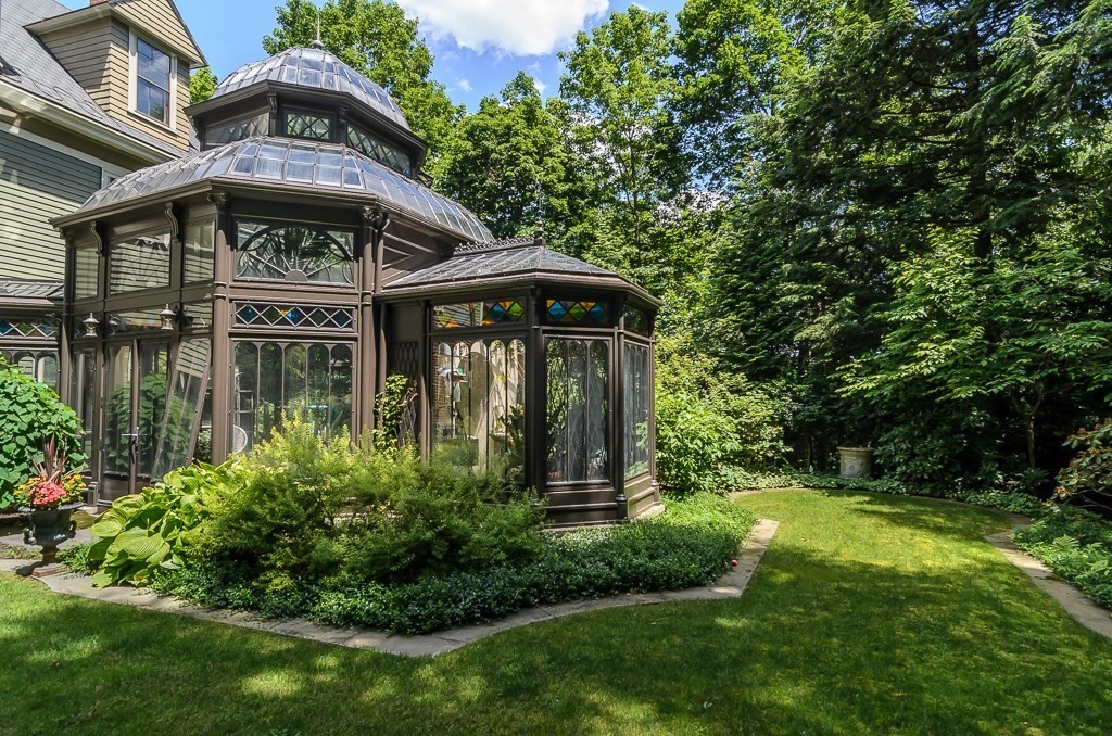30 Cliff Road Wellesley, MA 02481 - Photo 22 of 30 a front view of a house with garden