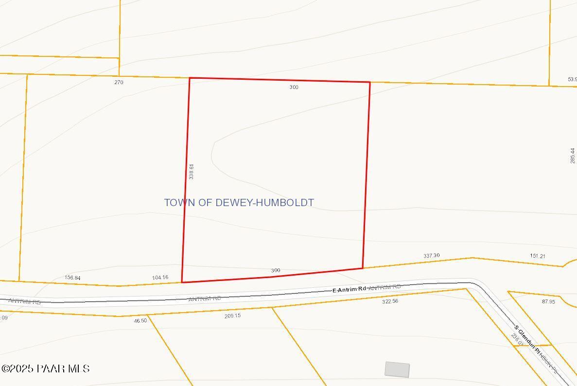 9790 East Antrim Road Dewey-Humboldt, AZ 86327 - Photo 9 of 12 Lot Dimensions