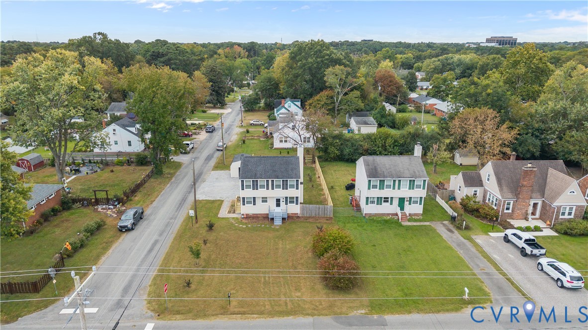 4801 Penick Road Richmond, VA 23228 - Photo 38 of 39 Aerial perspective of suburban area