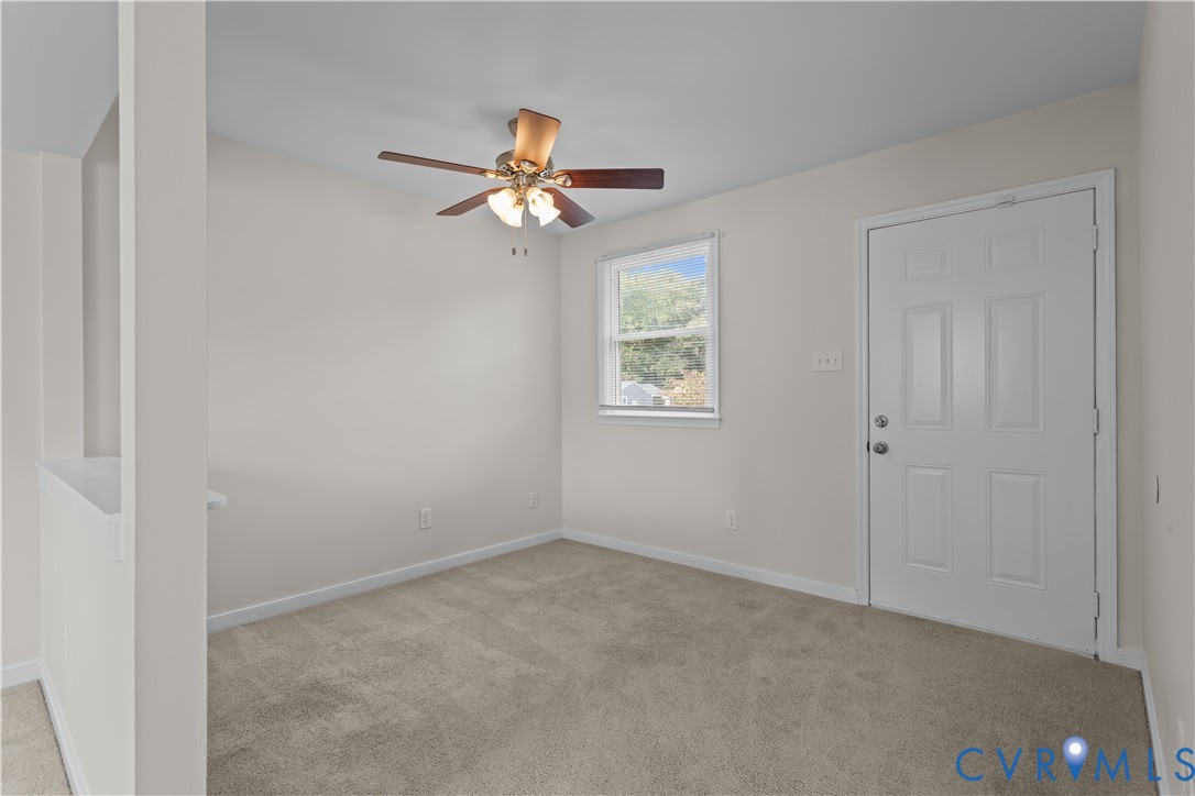4801 Penick Road Richmond, VA 23228 - Photo 9 of 39 Dining room with ceiling fan