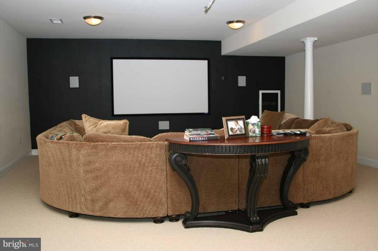 6728 Cedar Spring Road Centreville, VA 20121 - Photo 26 of 30 Rec room with theater