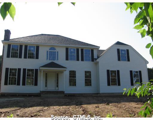 a front view of house