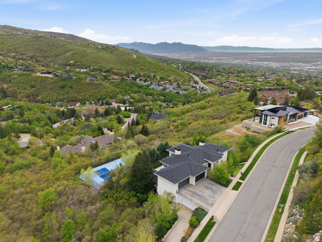 1878 East Ridge Point Drive Bountiful, UT 84010 - Photo 85 of 92 Aerial perspective of suburban area featuring mountains