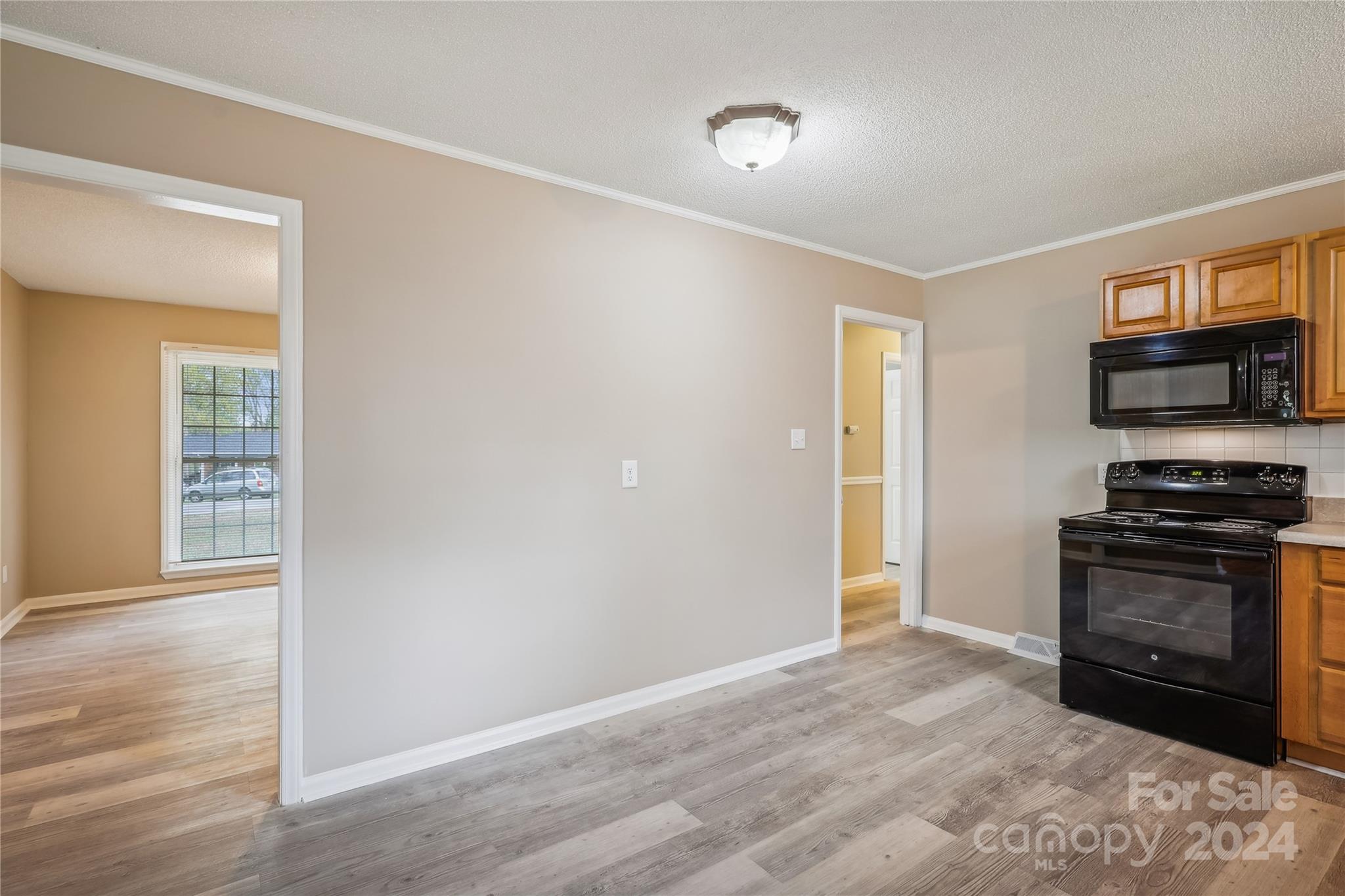 335 Pine Valley Road Salisbury, NC 28147 - Photo 5 of 31 a view of kitchen and empty room with wooden floor