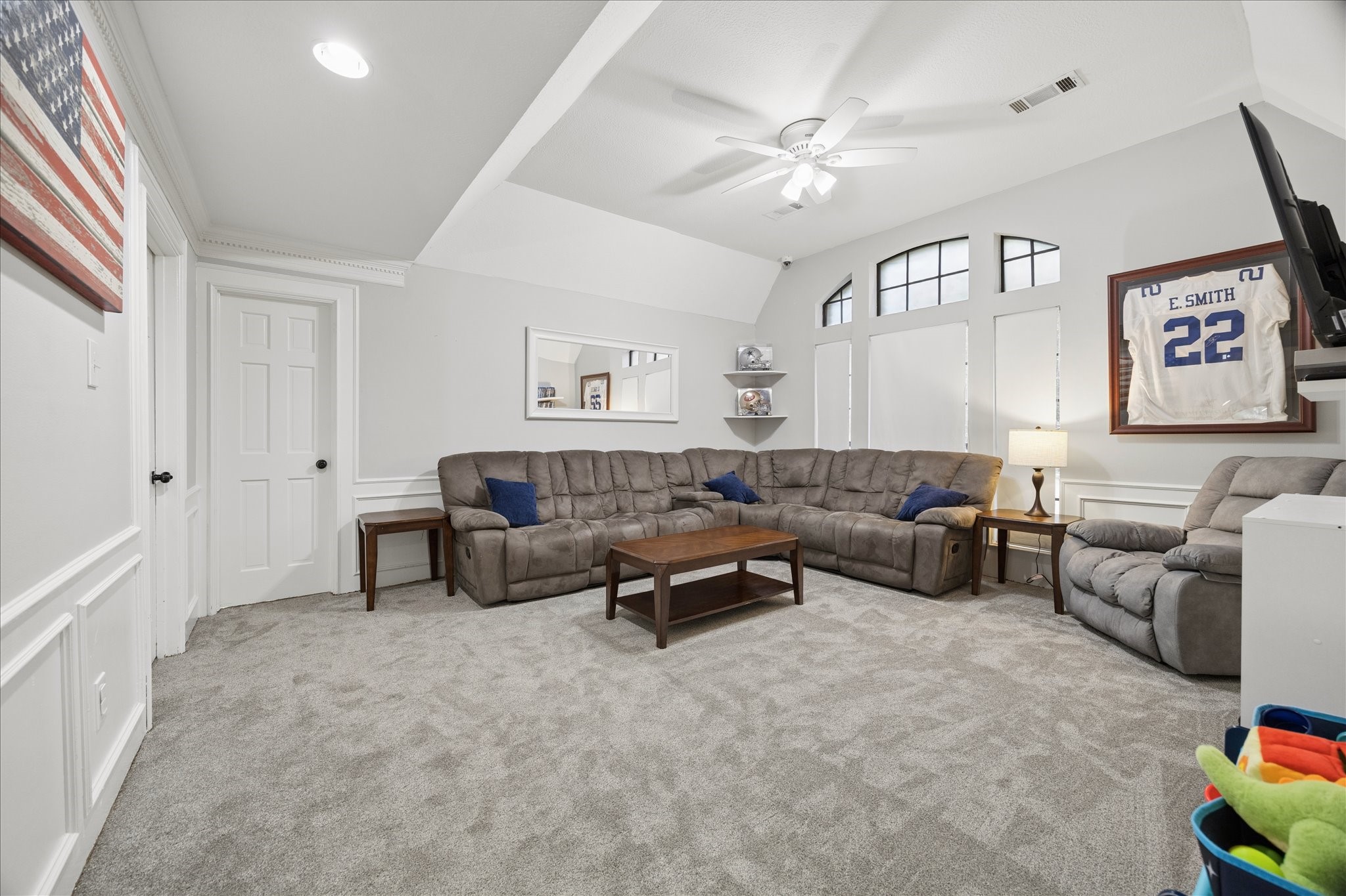 5823 Ashmere Lane Spring, TX 77379 - Photo 22 of 29 a living room with furniture and a large window
