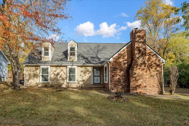 front view of a house with a street