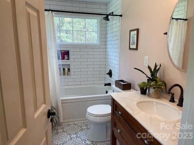 2059 Reece-Donahue Road Mount Croghan, SC 29727 - Photo 24 of 46 a bathroom with a granite countertop sink toilet and shower