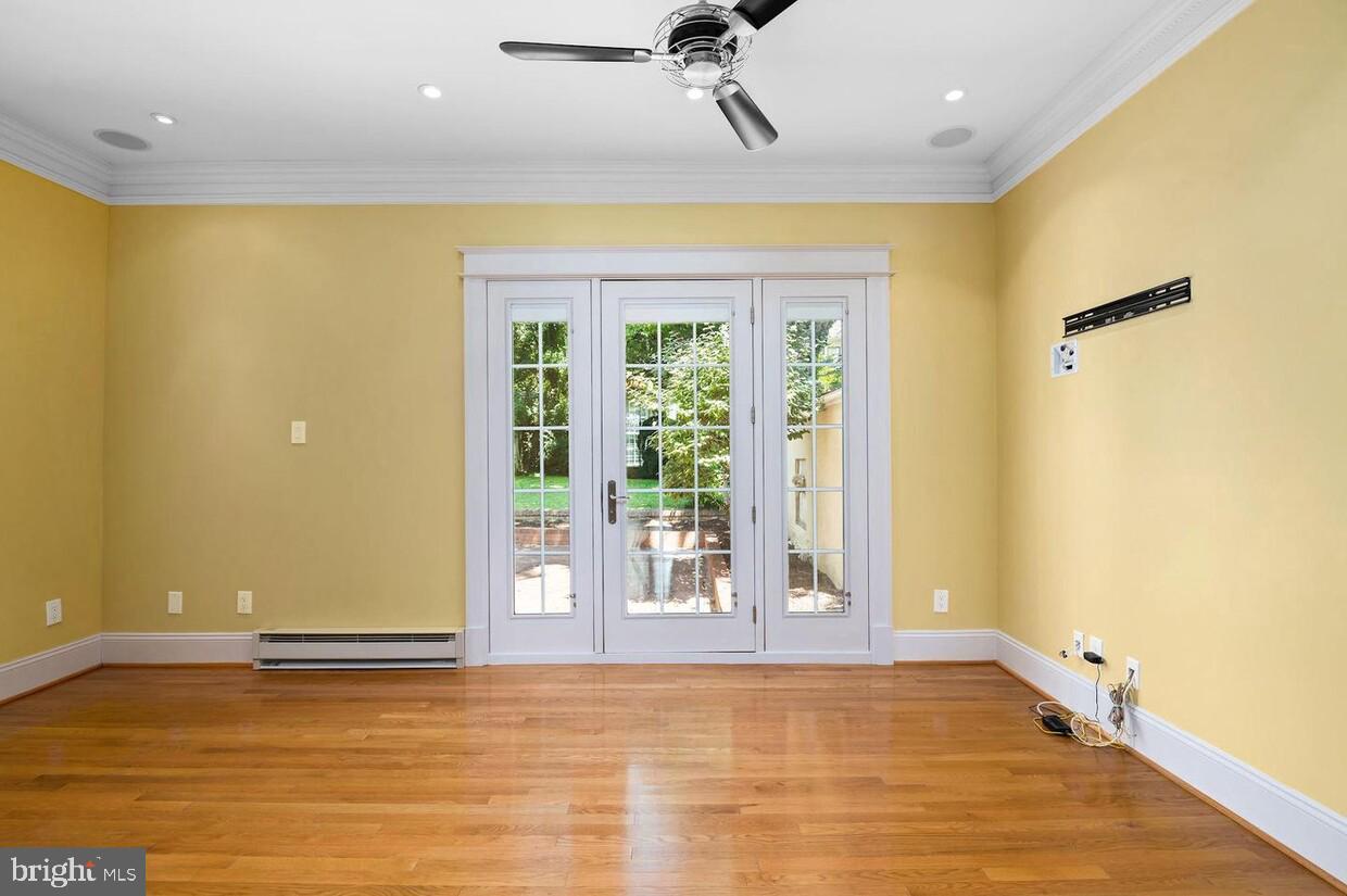 3403 Woodley Road Northwest Washington, DC 20016 - Photo 6 of 17 Pretty french doors to outside patioG