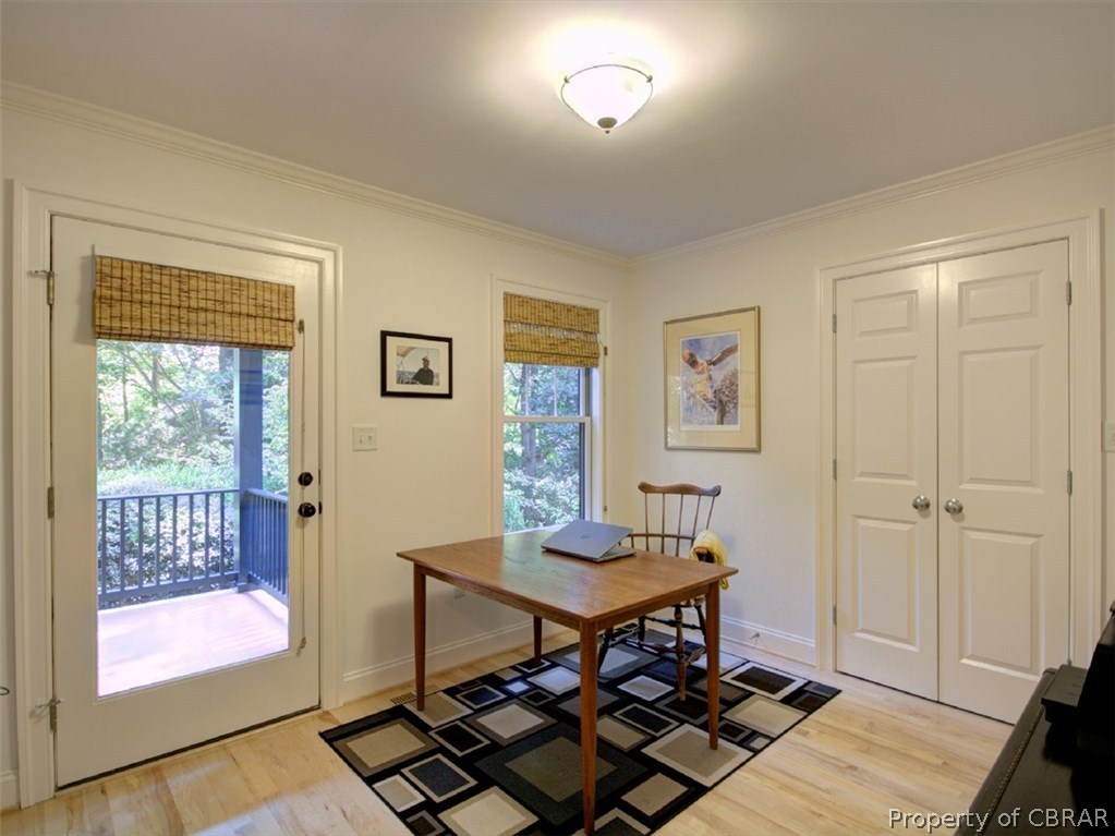 1178 Providence Road Deltaville, VA 23043 - Photo 30 of 50 A dedicated office is a must - and this one has direct access to the front porch.