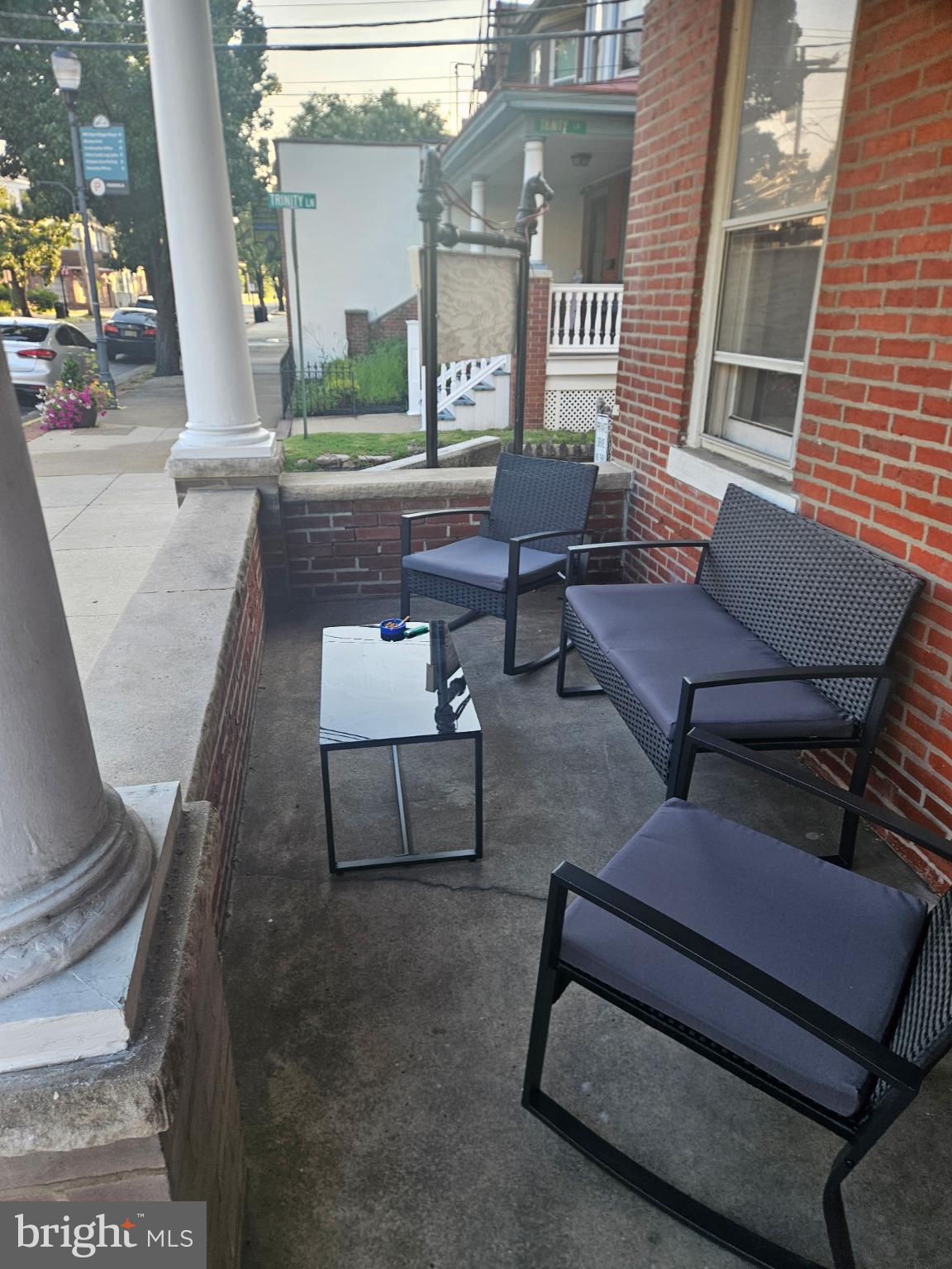 11 Washington Street Mount Holly, NJ 08060 - Photo 19 of 19 a outdoor living space with furniture and a fireplace