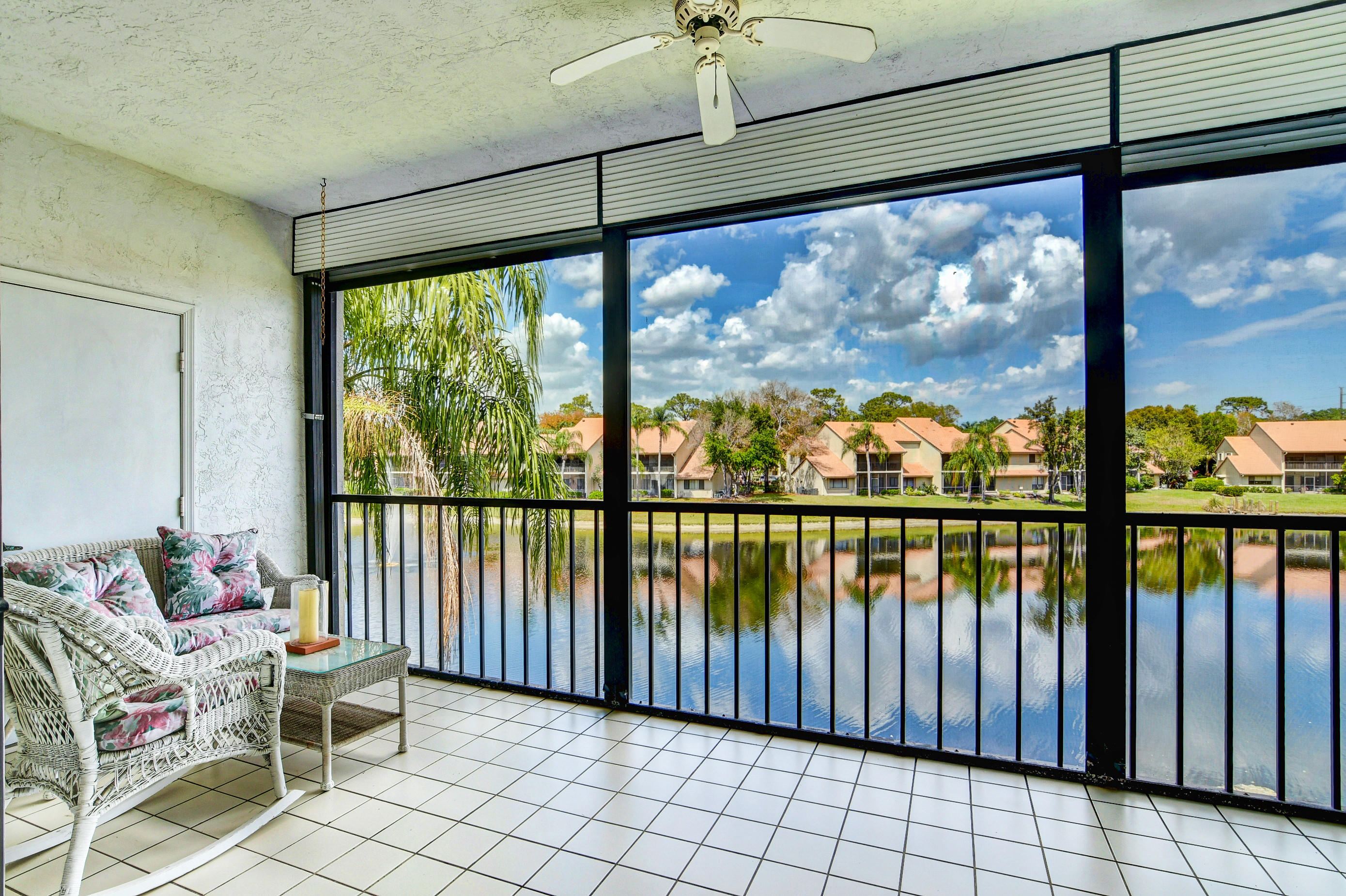 5771 Coach House Circle, Unit G Boca Raton, FL 33486 - Photo 39 of 72 Hurricane Roll Downs o n Balcony!