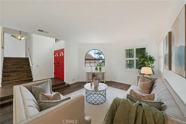 a room with furniture and window