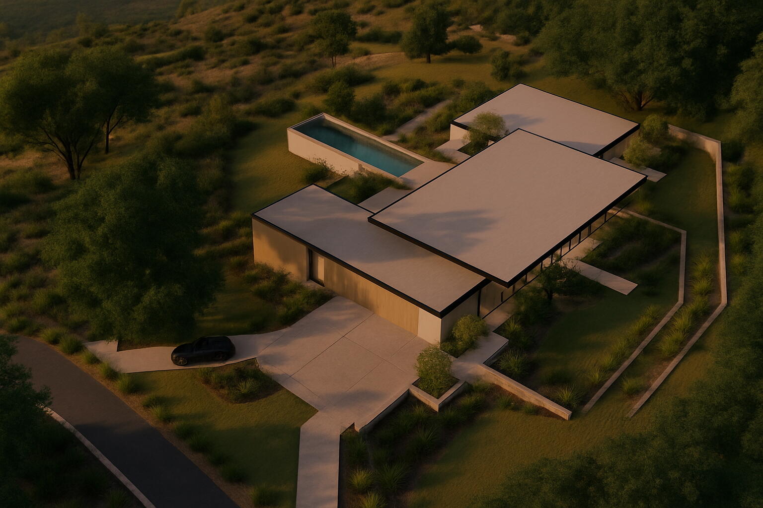 4560 Via Esperanza Santa Barbara, CA 93110 - Photo 16 of 60 Aerial top A - 4560 Via Esperanza