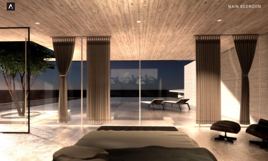 4560 Via Esperanza Santa Barbara, CA 93110 - Photo 26 of 60 Primary Bedroom View Evening