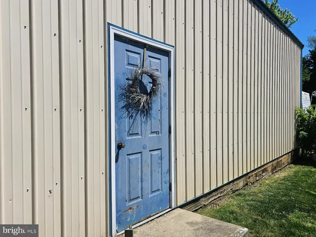 a view of front door