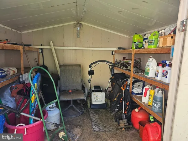 a view of storage and utility room