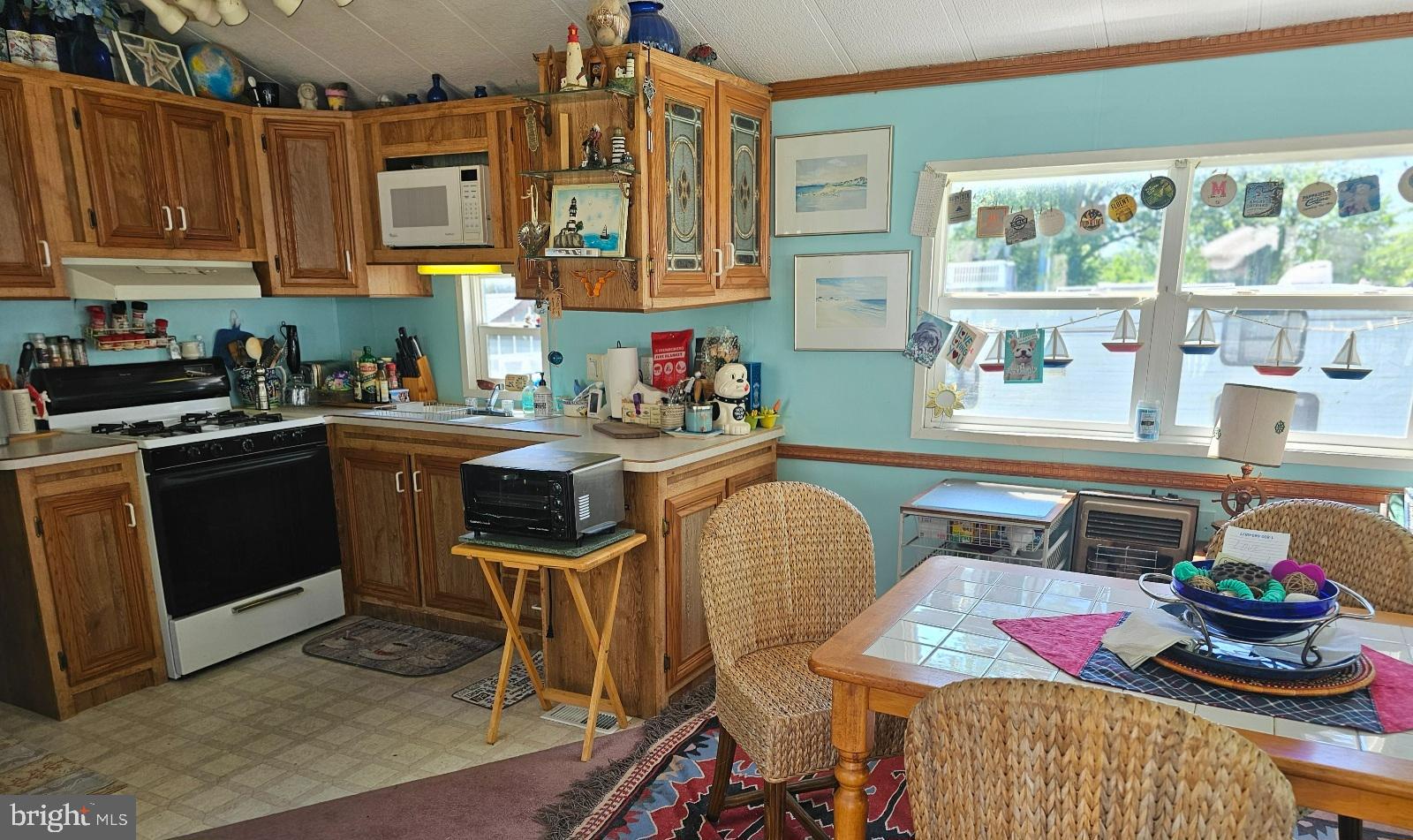 123-124 Palute Circle, Unit GLEN 8 Earleville, MD 21919 - Photo 26 of 40 a kitchen with a stove a sink dishwasher and cabinets with wooden floor