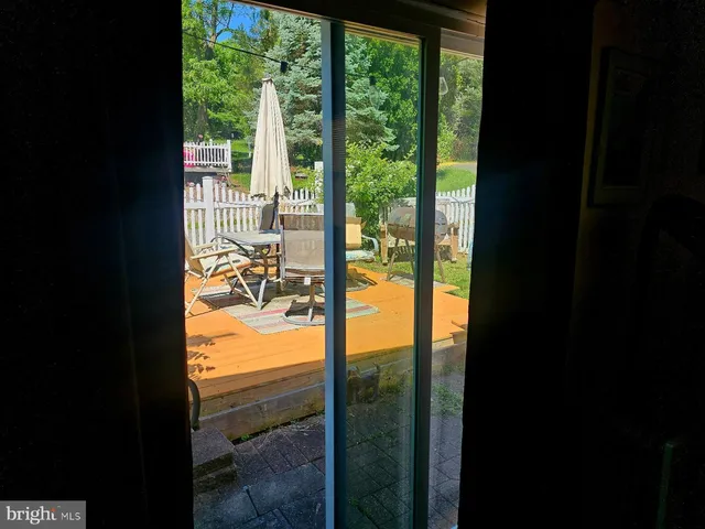 a view of lake from window