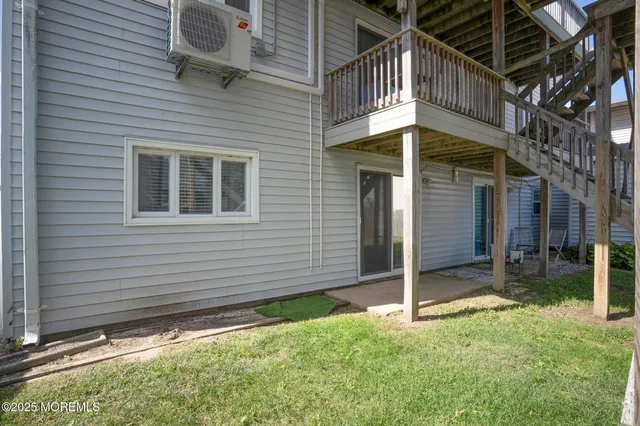 a backyard of a house