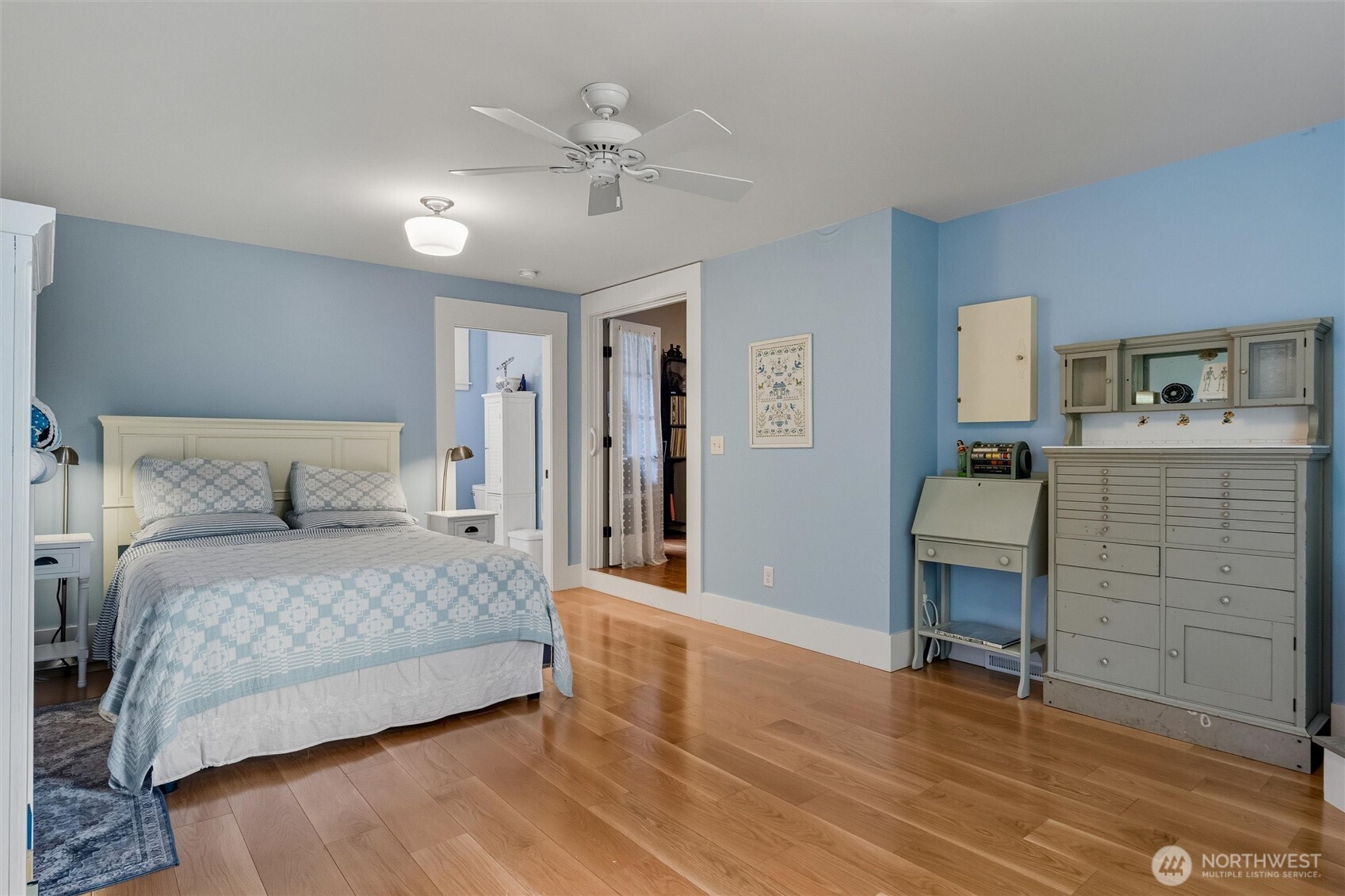 1131 16th Street Bellingham, WA 98225 - Photo 19 of 40 a bedroom with a bed and furniture