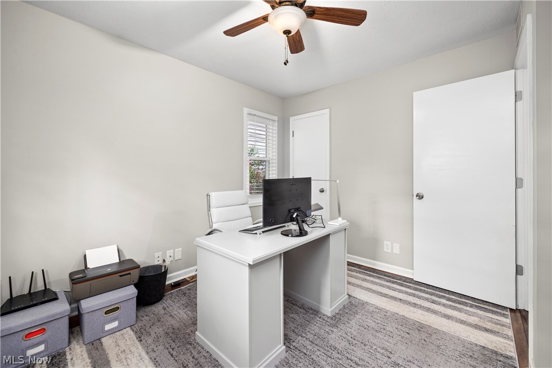 184 Sunset Road Avon Lake, OH 44012 - Photo 26 of 35 Home office with ceiling fan