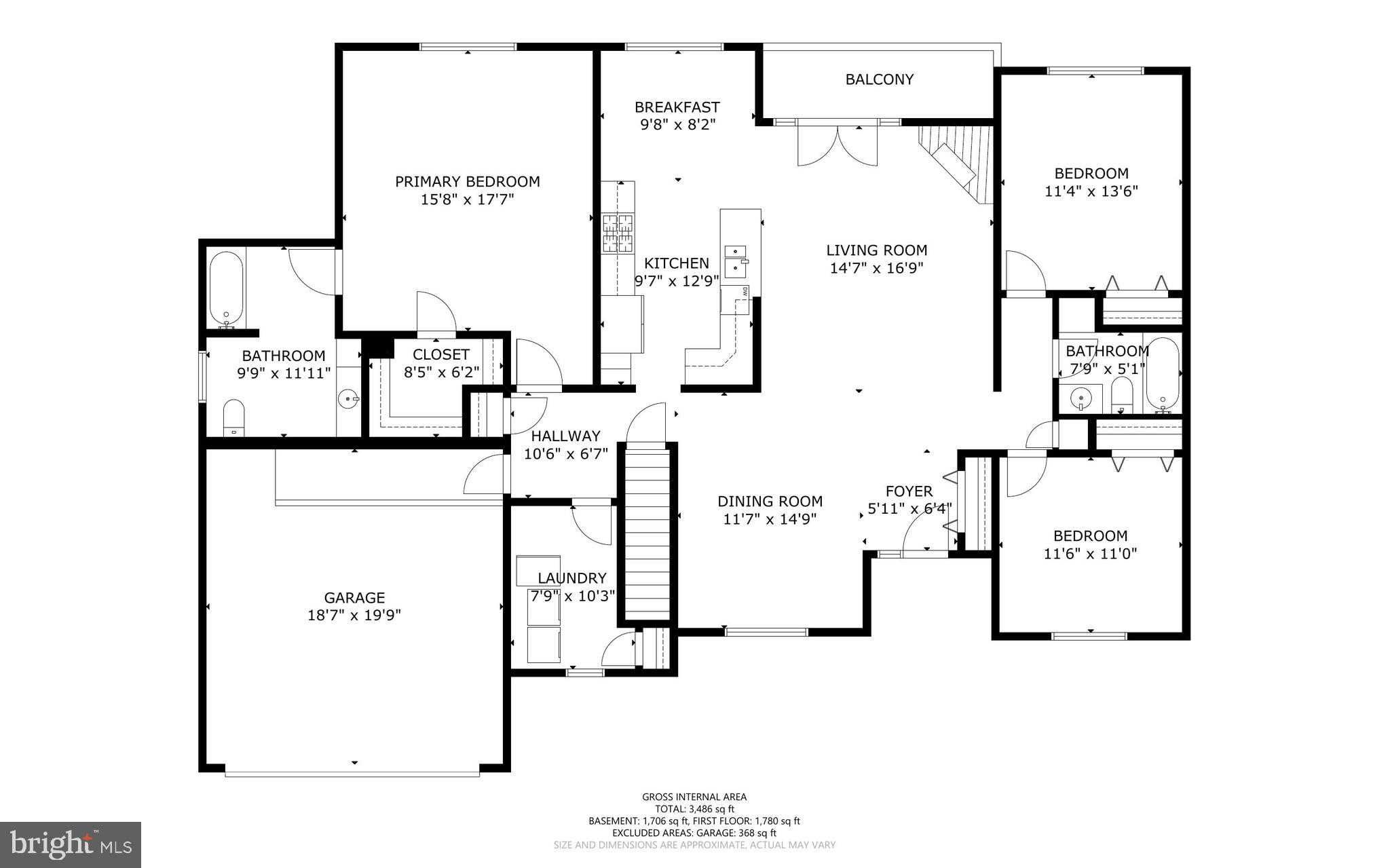 105 William Road Pottstown, PA 19464 - Photo 52 of 52 First floor plan
