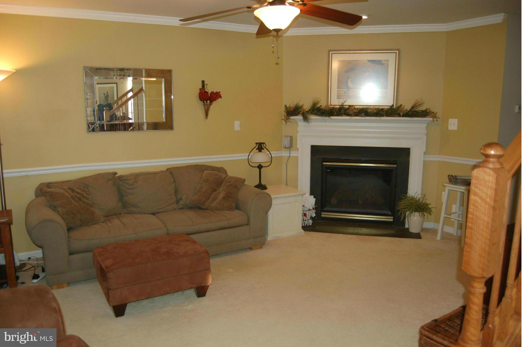 2520 Briar Ridge Lane Odenton, MD 21113 - Photo 9 of 30 Living Room w/Gas Fireplace