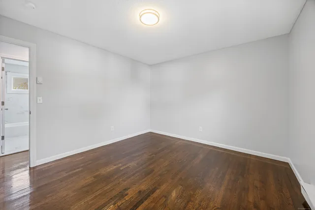 wooden floor in a room
