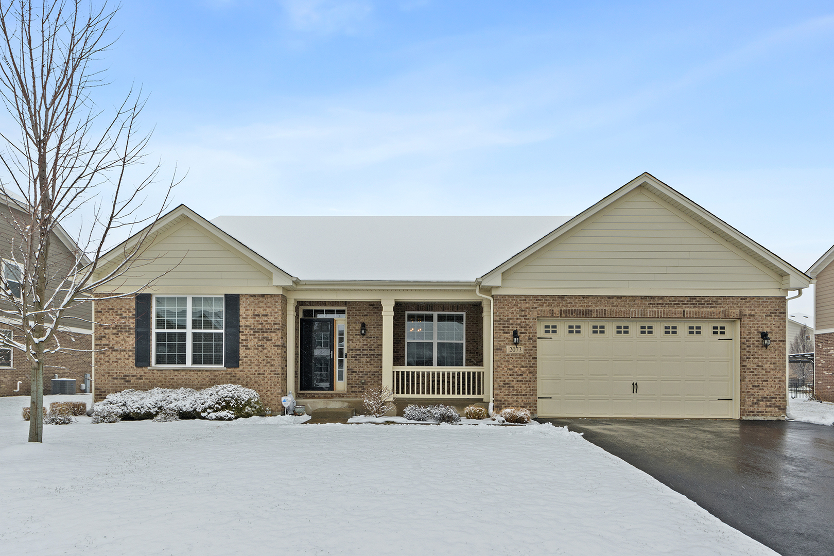 2073 Rownham Hill Road New Lenox, IL 60451 - Photo 1 of 34 front view of a house with a yard