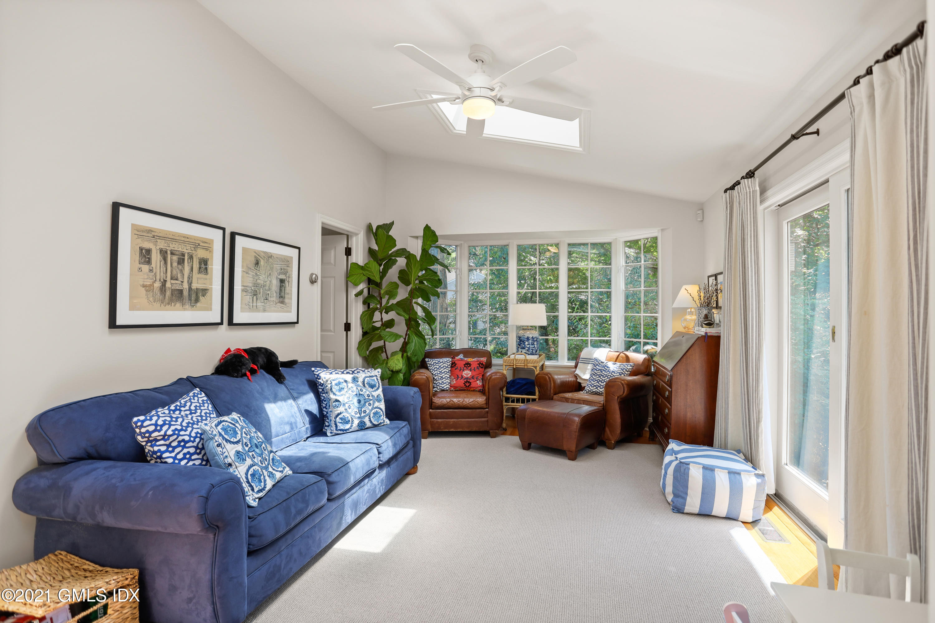 20 Ridge Road Cos Cob, CT 06807 - Photo 14 of 31 a living room with furniture and a large window