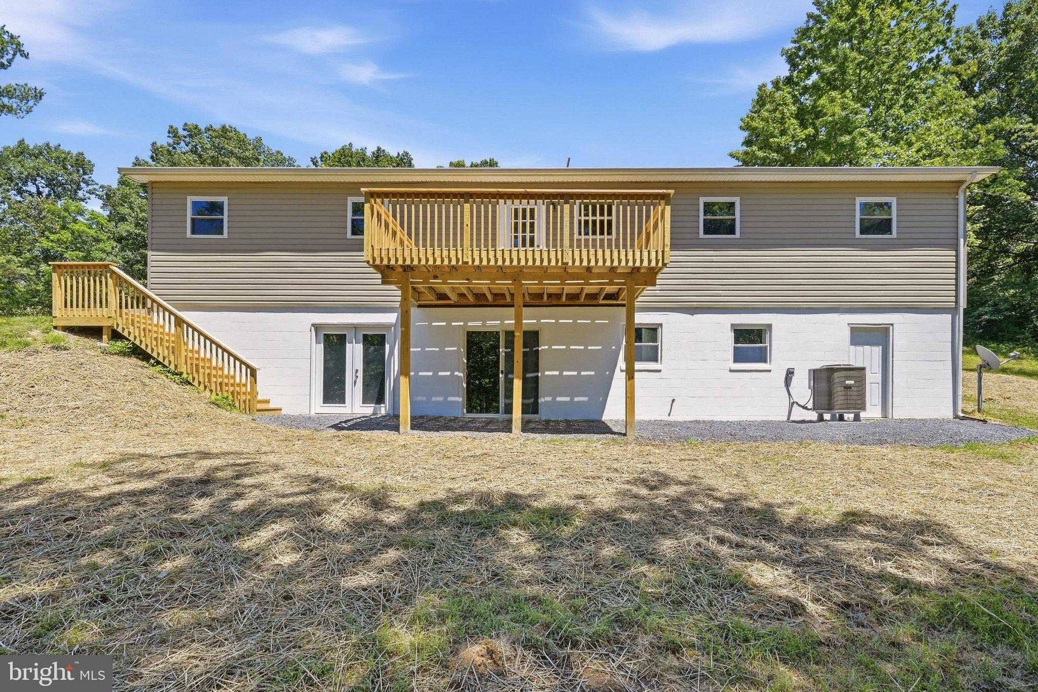 1355 Perry Road Winchester, VA 22602 - Photo 45 of 49 Back Exterior - deck should be shaded by evening.