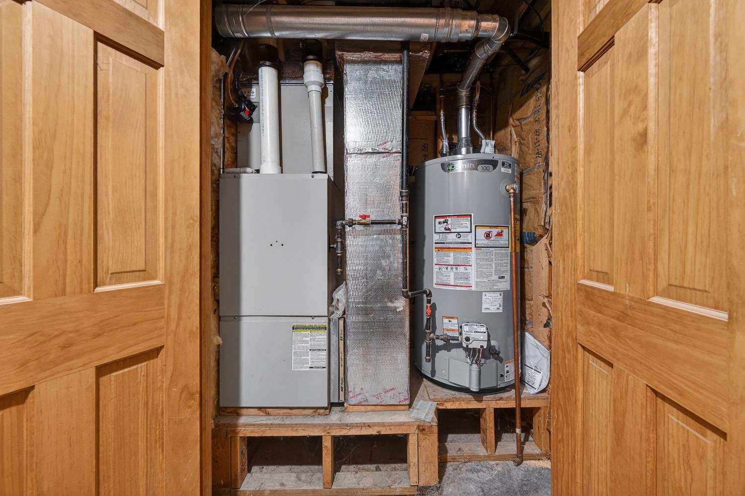 14091 Stamper Road Moores Hill, IN 47032 - Photo 30 of 49 Gas furnace and water heater