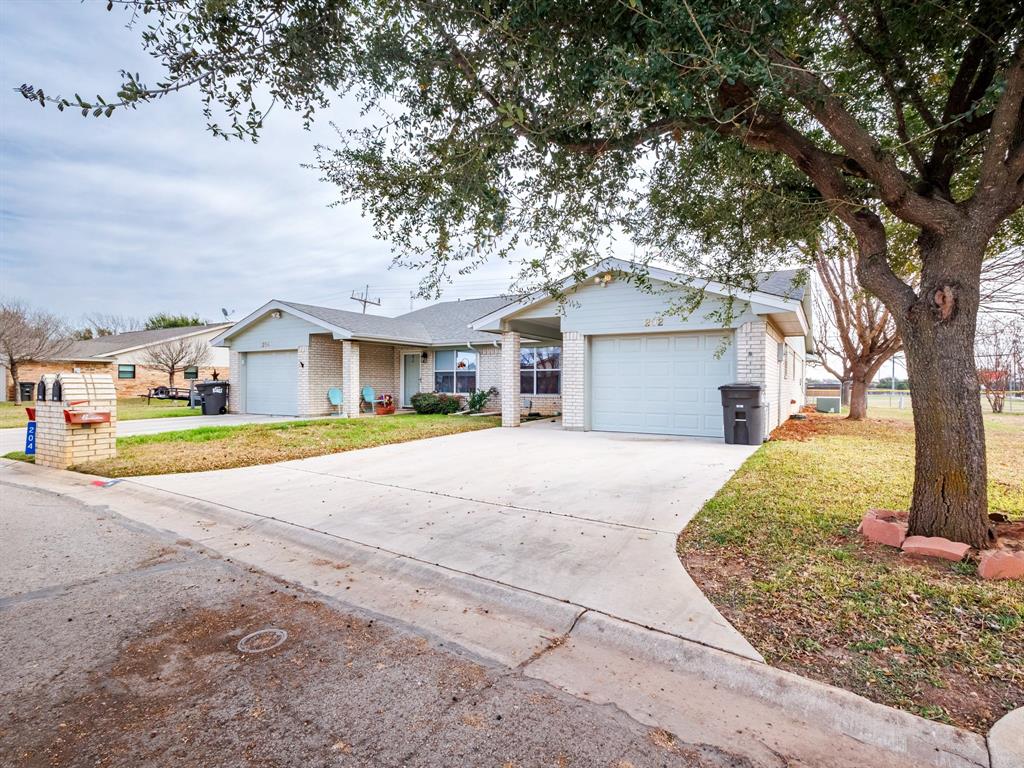 202 Abby Road Early, TX 76802 - Photo 2 of 28 a front view of a house with a yard and large tree