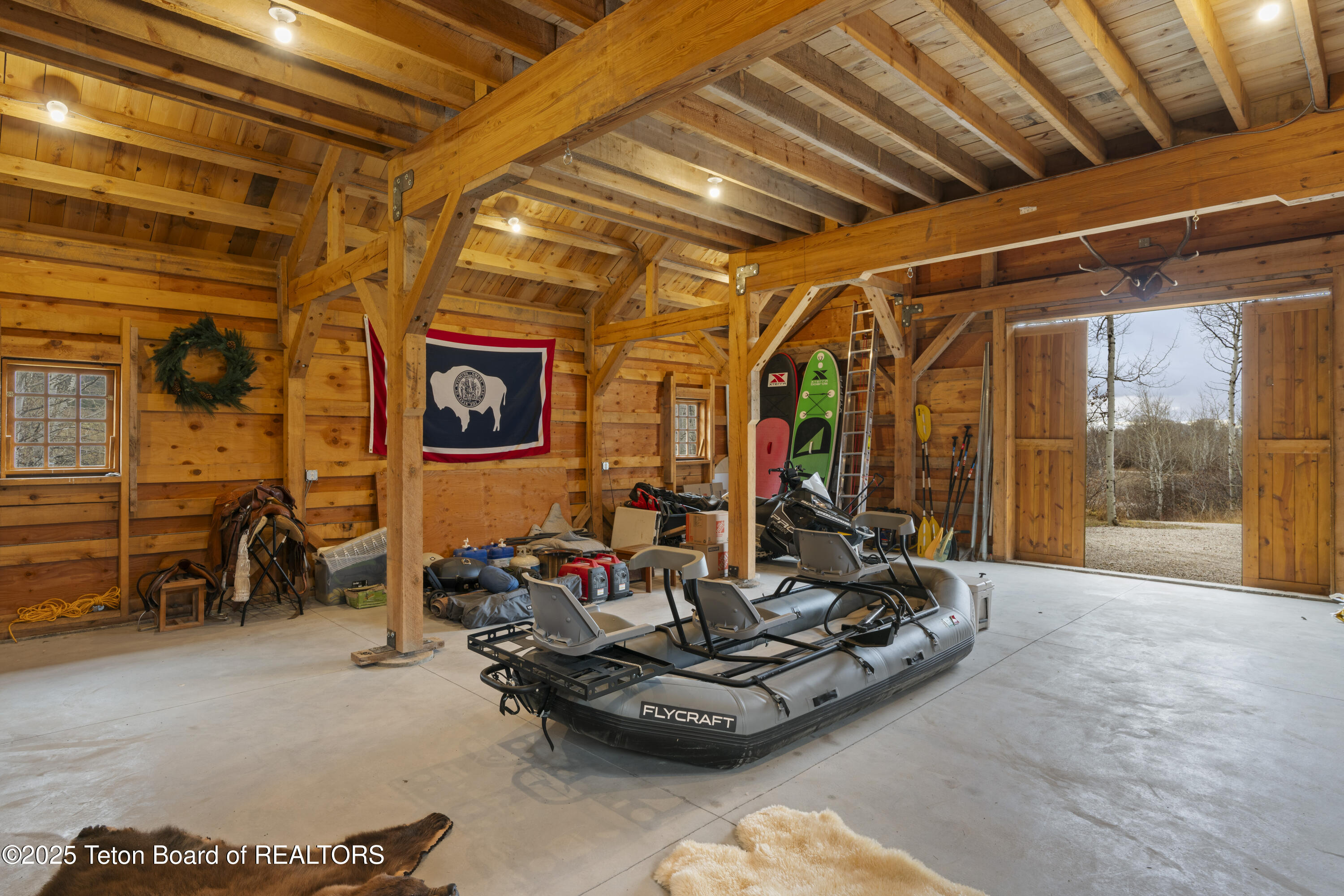 2815 Black Sheep Farm Road Alta, WY 83414 - Photo 47 of 55 Barn Interior